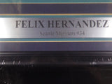 Felix Hernandez Autographed Framed 16x20 Photo Seattle Mariners "King Felix" PSA/DNA #3A54607