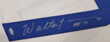 Seattle Seahawks Walter Jones Autographed White Jersey "HOF '14" MCS Holo Stock #157868