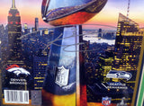Russell Wilson Autographed Framed Seattle Seahawks Super Bowl XLVIII Program RW Holo Stock #158297