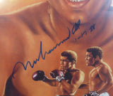 Muhammad Ali Autographed Framed 18x24 Lithograph Photo "1-17-88" PSA/DNA #B92339