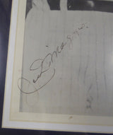 Mickey Mantle, Joe DiMaggio & Ted Williams Autographed Framed 16x20 Photo JSA #Z42381