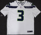 Seattle Seahawks Russell Wilson Autographed White Nike Twill Jersey Size XL RW Holo Stock #159118
