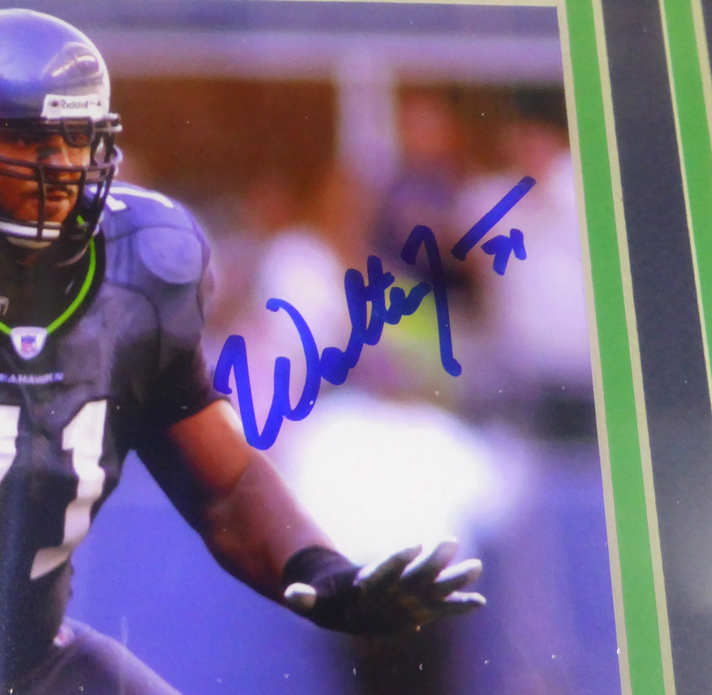Walter Jones Autographed Framed 8x10 Photo Seattle Seahawks MCS Holo Stock #130249