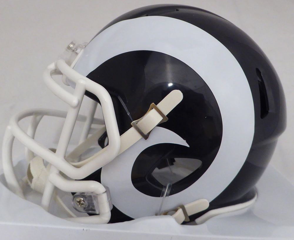 Todd Gurley Autographed Los Angeles Rams Mini Helmet Beckett BAS #J87563