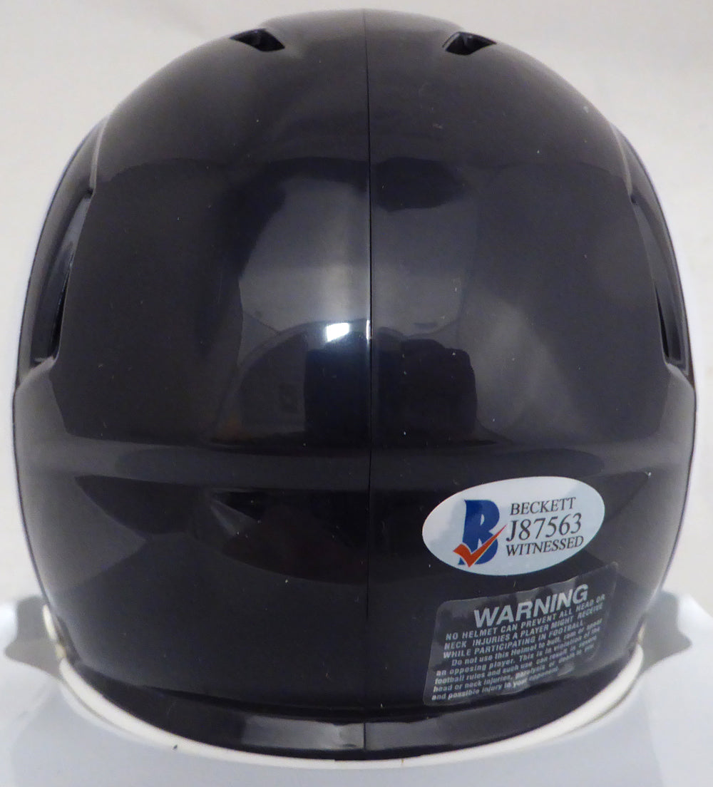 Todd Gurley Autographed Los Angeles Rams Mini Helmet Beckett BAS #J87563