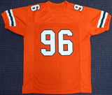 Miami Hurricanes Cortez Kennedy Autographed Orange Jersey Beckett BAS Stock #131530
