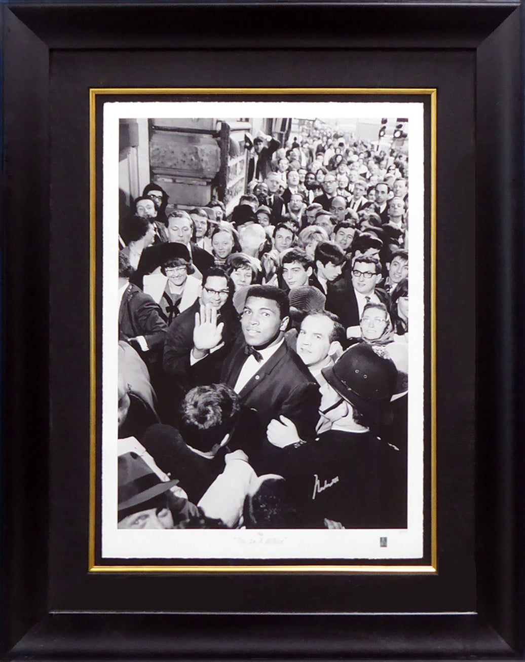 Muhammad Ali Autographed Framed 35x45 Photo 1966 One In A Million #/275 Beckett BAS #A53348