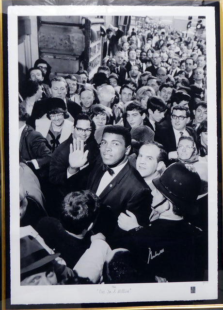Muhammad Ali Autographed Framed 35x45 Photo 1966 One In A Million #/275 Beckett BAS #A53348