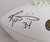 Ricky Williams Autographed New Orleans Saints White Logo Football Beckett BAS Stock #131952