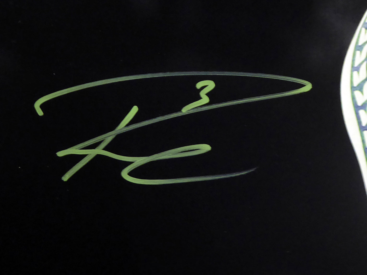 Russell Wilson Autographed 16x20 Photo Seattle Seahawks RW Holo Stock #160938