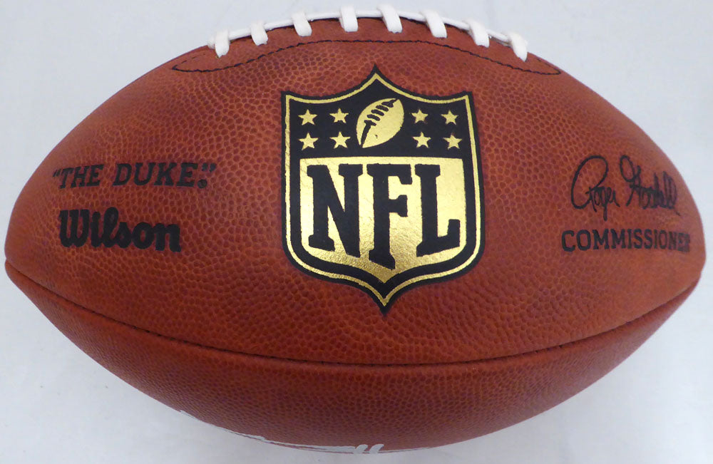 Antonio Brown Autographed NFL Leather Football Pittsburgh Steelers Beckett BAS Stock #131960