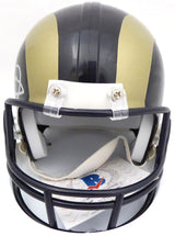 Todd Gurley Autographed Los Angeles Rams Mini Helmet Beckett (Smudged) BAS #J87544