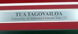 Alabama Crimson Tide Tua Tagovailoa Autographed Framed Red Jersey Beckett BAS Stock #162370