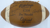 1962 NFL Champions Green Bay Packers Team Autographed Football With 39 Total Signatures Including Johnny "Blood" McNally, Vince Lombardi & Bart Starr Beckett BAS #A53869