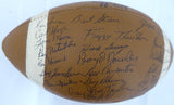 1962 NFL Champions Green Bay Packers Team Autographed Football With 39 Total Signatures Including Johnny "Blood" McNally, Vince Lombardi & Bart Starr Beckett BAS #A53869