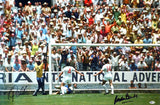 Pele & Gordon Banks Autographed 20x30 Canvas Photo "The Greatest Save" 1970 World Cup Beckett BAS Stock #163880