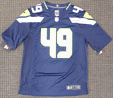 Seattle Seahawks Shaquem Griffin Autographed Blue Nike Jersey Size L MCS Holo Stock #134402