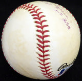 Don Mueller Autographed Official NL Baseball New York Giants "Full Name "Mandrake the Magician" NY Giants 1948-57 L.T. .296" Beckett BAS #S78460
