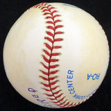 Jim Turner Autographed Official AL Baseball Brooklyn Dodgers, New York Yankees "1923-51 Yrs NY 1942-45 NY 1949-59-1973 Retired" Beckett BAS #S78465