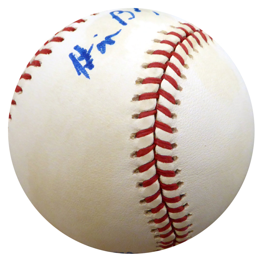 Don Bollweg Autographed Official AL Baseball New York Yankees, St. Louis Cardinals Beckett BAS #F26053