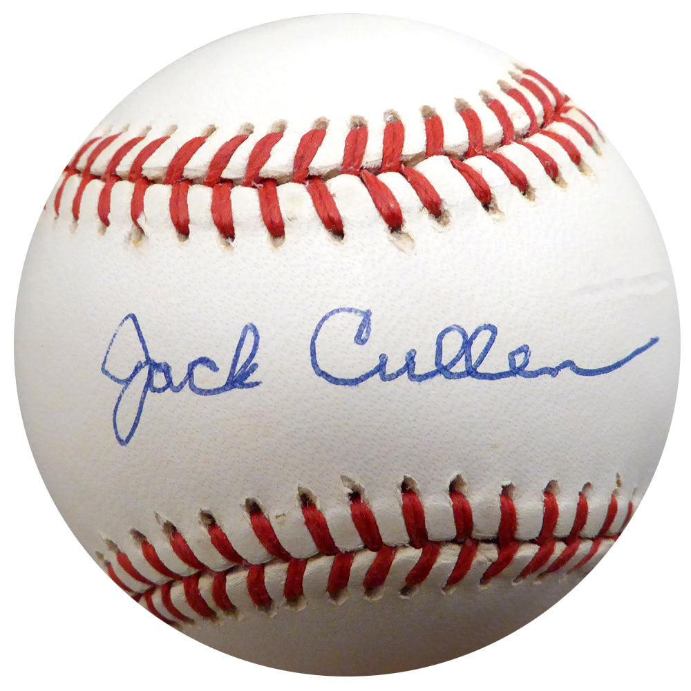 Jack Cullen Autographed Official AL Baseball New York Yankees Beckett BAS #F26316