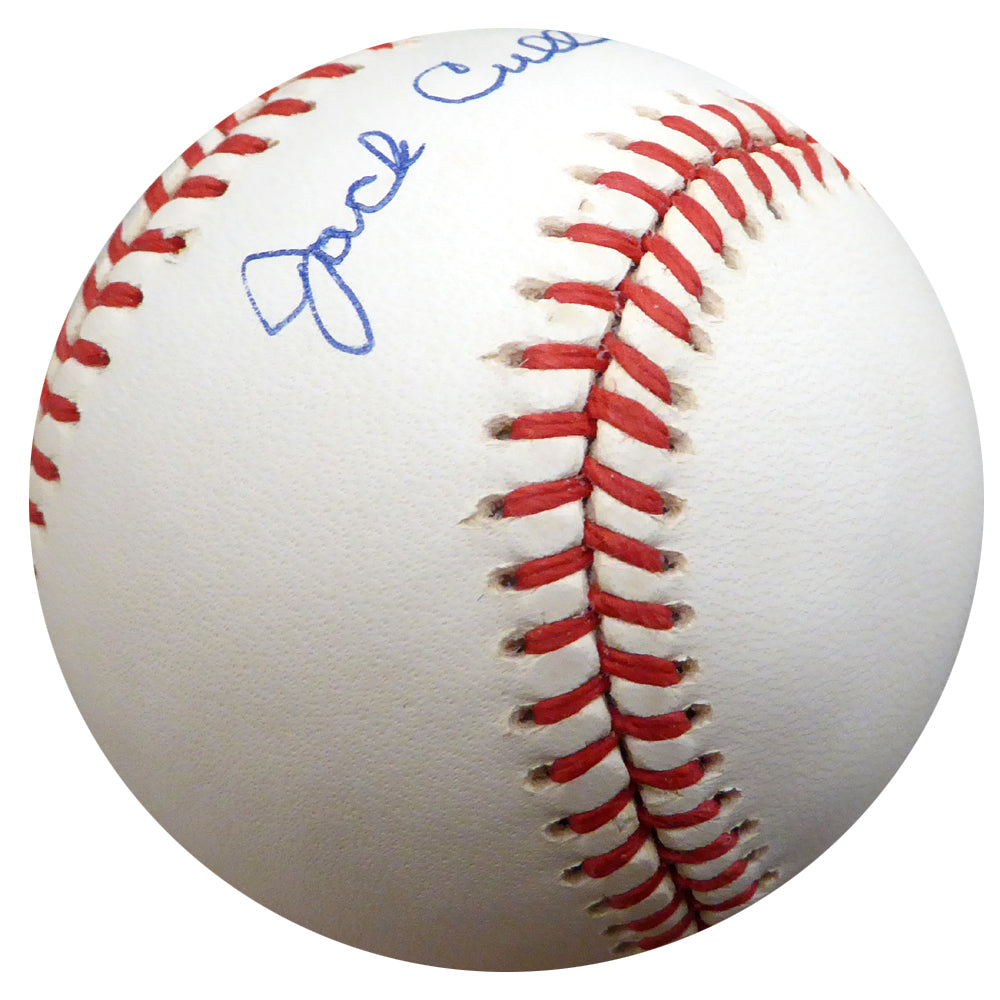 Jack Cullen Autographed Official AL Baseball New York Yankees Beckett BAS #F26316