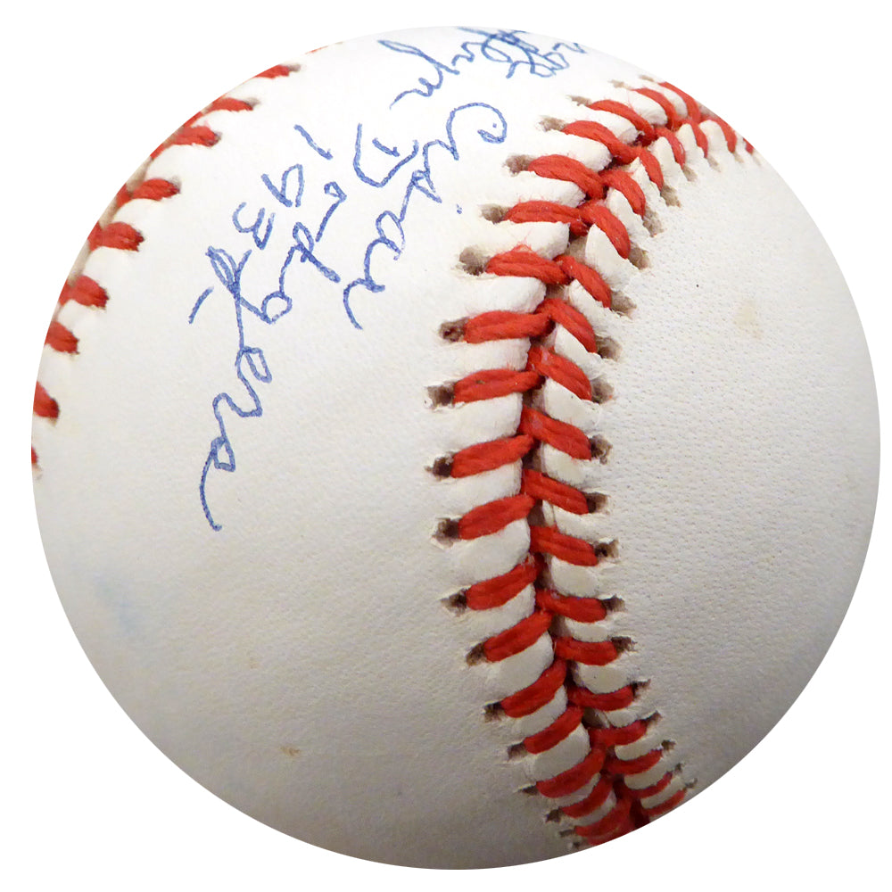 George Cisar Autographed Official NL Baseball Brooklyn Dodgers "Brooklyn Dodgers 1937" Beckett BAS #F26407