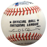 George Cisar Autographed Official NL Baseball Brooklyn Dodgers "Brooklyn Dodgers 1937" Beckett BAS #F26413