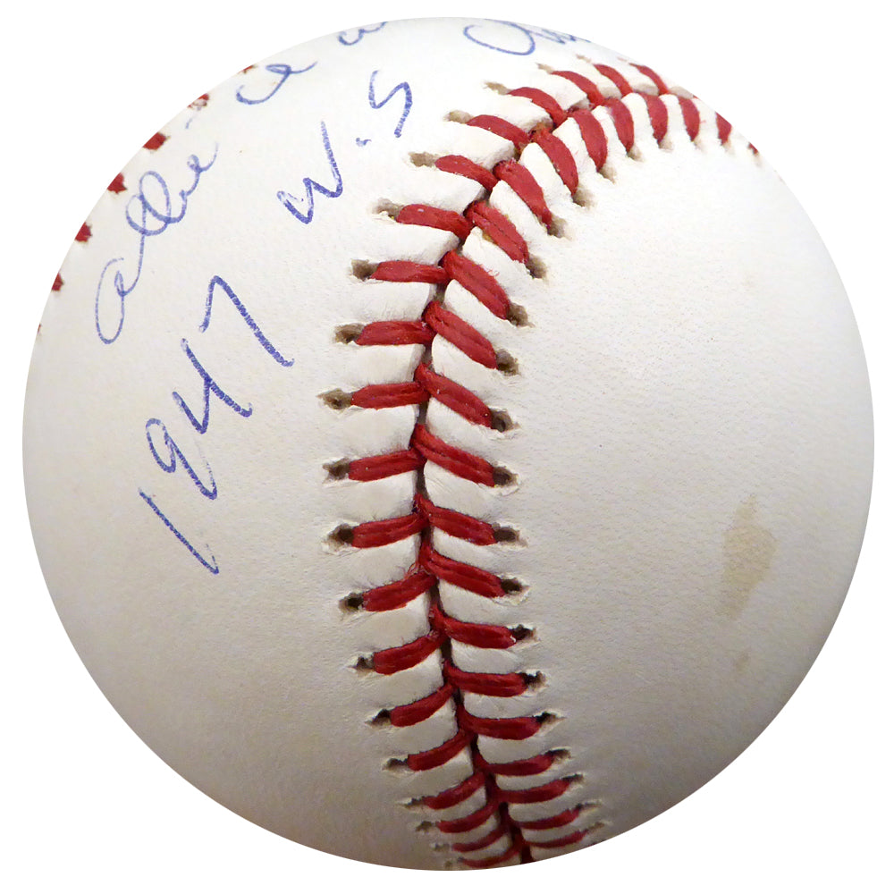 Allie Clark Autographed Official MLB Baseball New York Yankees "1947 W.S. Champs" Beckett BAS #F26436