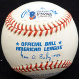 Harry Dorish Autographed Official AL Baseball Chicago White Sox Beckett BAS #F26581