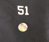 Unsigned Ichiro Suzuki Seattle Mariners Navy Short Sleeve Game Used Asics Under Shirt IS Holo Stock #175770