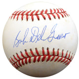 Bob "Bobby" Del Greco Autographed Official AL Baseball New York Yankees, Philadelphia Phillies Beckett BAS #F26633