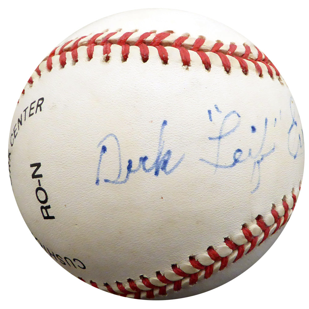 Dick "Leif" Errickson Autographed Official NL Baseball Chicago Cubs, Boston Braves Beckett BAS #F26728