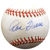 Don Gross Autographed Official NL Baseball Cincinnati Reds, Pittsburgh Pirates Beckett BAS #F26820