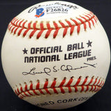 Don Gross Autographed Official NL Baseball Cincinnati Reds, Pittsburgh Pirates Beckett BAS #F26826