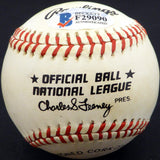 Granny Hamner Autographed Official NL Baseball Philadelphia Phillies Beckett BAS #F29090