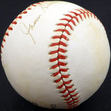 Granny Hamner Autographed Official NL Baseball Philadelphia Phillies Beckett BAS #F29090