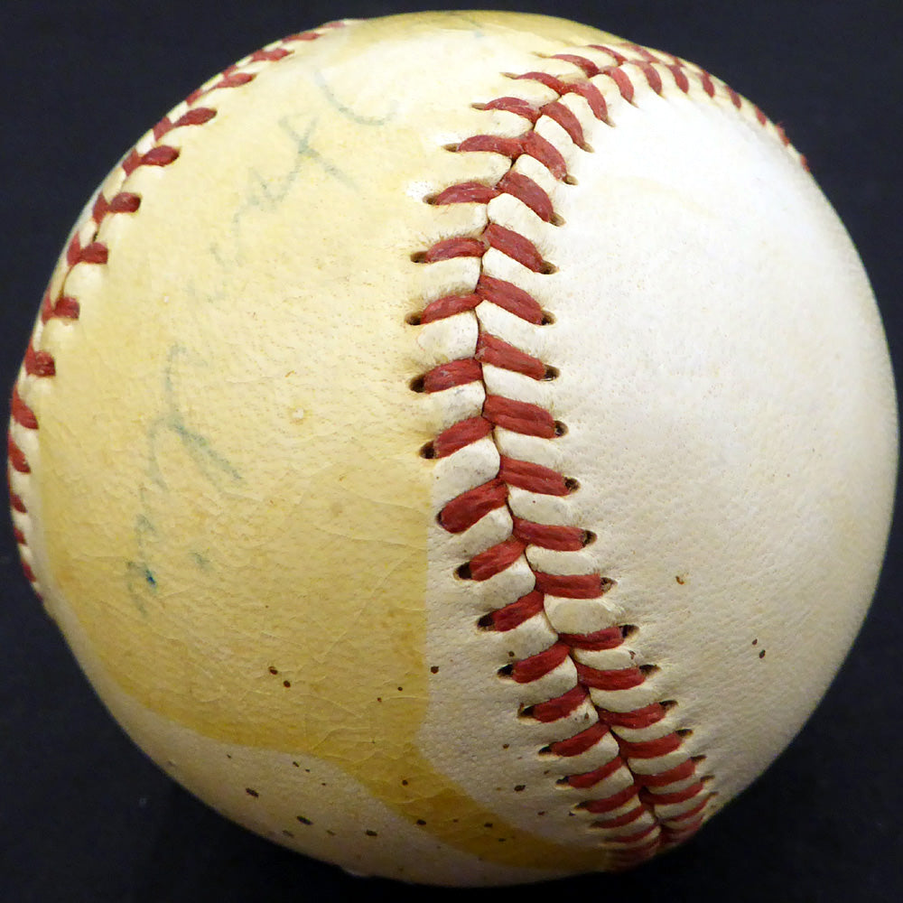 Luke Hamlin Autographed Official Warren Giles NL Baseball Brooklyn Dodgers, Detroit Tigers Beckett BAS #F29103