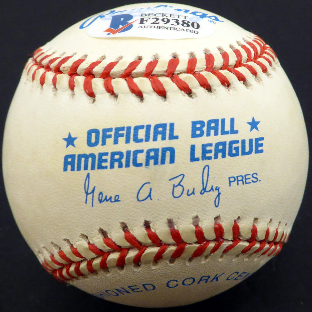 Dick Kryhoski Autographed Official AL Baseball New York Yankees Beckett BAS #F29380