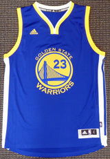 Draymond Green Unsigned Golden State Warriors Blue Adidas Swingman Jersey Size L Stock #177423