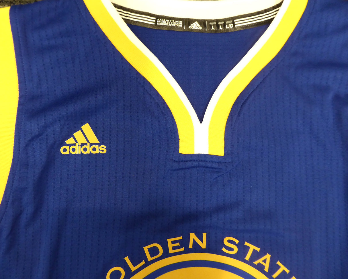 Draymond Green Unsigned Golden State Warriors Blue Adidas Swingman Jersey Size L Stock #177423