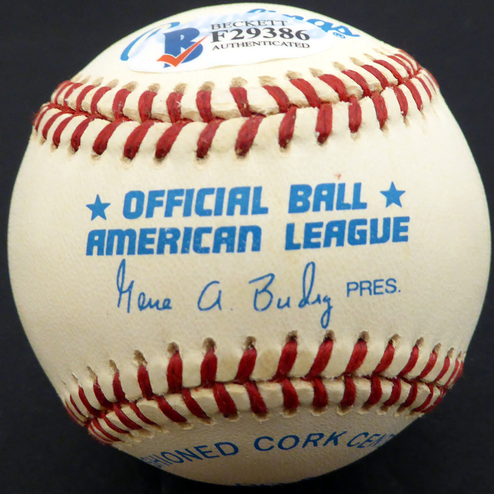 Russ Kemmerer Autographed Official AL Baseball Boston Red Sox, Washington Senators Beckett BAS #F29386