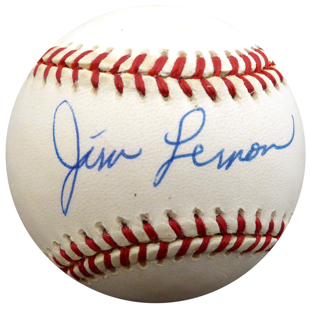Jim Lemon Autographed Official AL Baseball Cleveland Indians, Washington Senators Beckett BAS #F29483