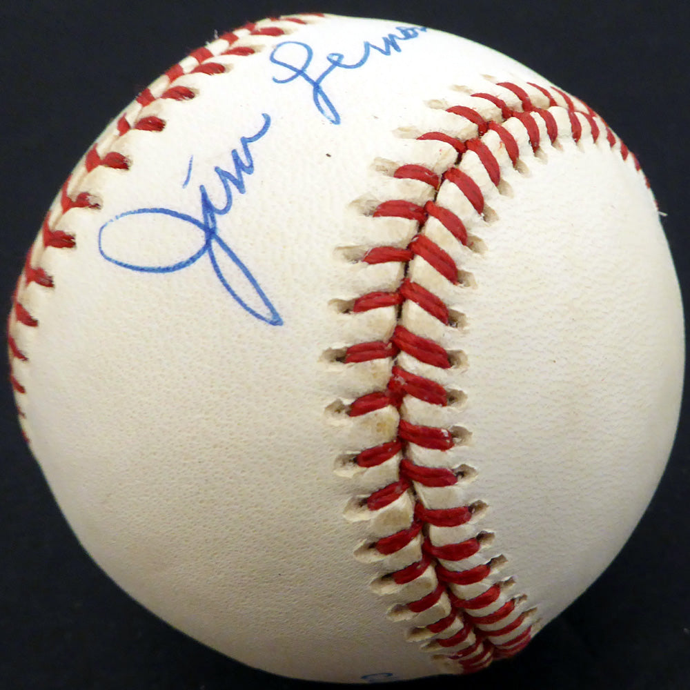 Jim Lemon Autographed Official AL Baseball Cleveland Indians, Washington Senators Beckett BAS #F29483