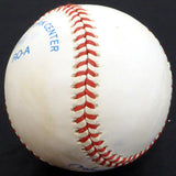 Tom Sturdivant Autographed Official AL Baseball New York Yankees "56 World Champs" Beckett BAS #F29909