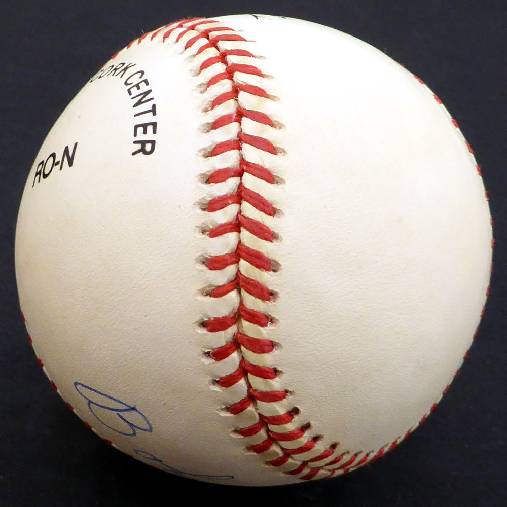 Bob Lennon Autographed Official NL Baseball New York Giants Beckett BAS #F29951