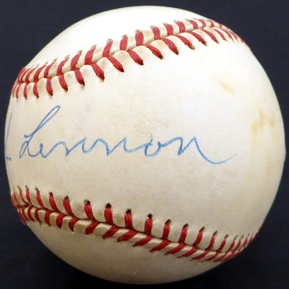 Bob Lennon Autographed Official NL Baseball New York Giants Beckett BAS #F29952