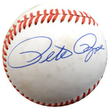 Pete Rose & John Dowd Autographed Official NL Baseball The Dowd Report Beckett BAS #F29788