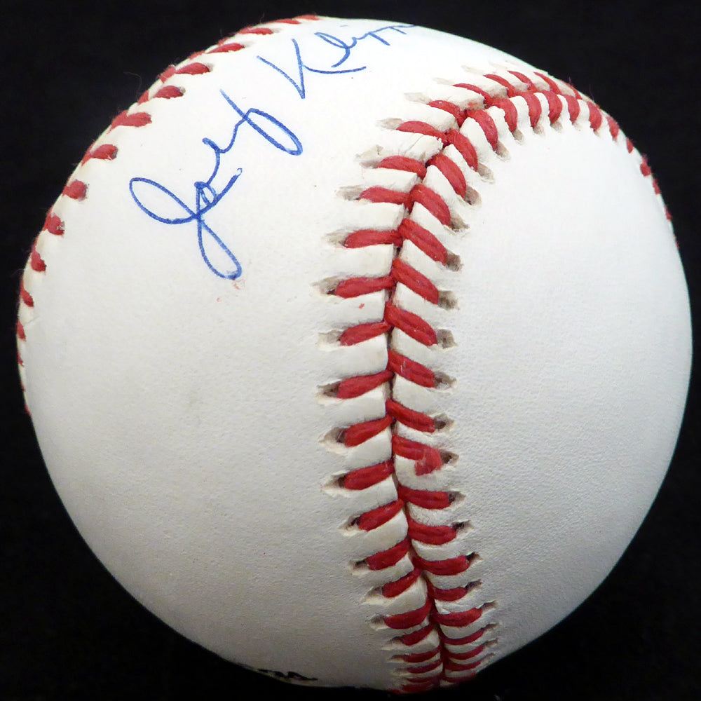 Johnny Klippstein Autographed Official NL Baseball Los Angeles Dodgers, Cincinnati Reds Beckett BAS #E48283
