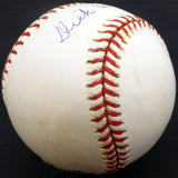 Dick Whitman Autographed Official NL Baseball Brooklyn Dodgers Beckett BAS #E48581